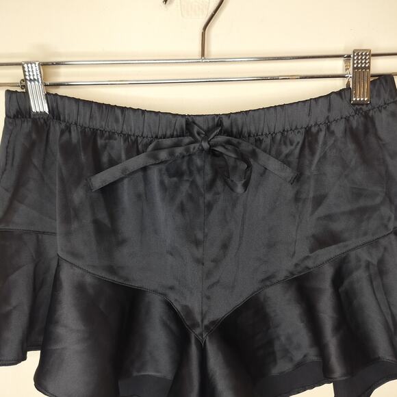 Victoria’s Secret Ruffle Satin Sleep Shorts - Picture 2 of 9